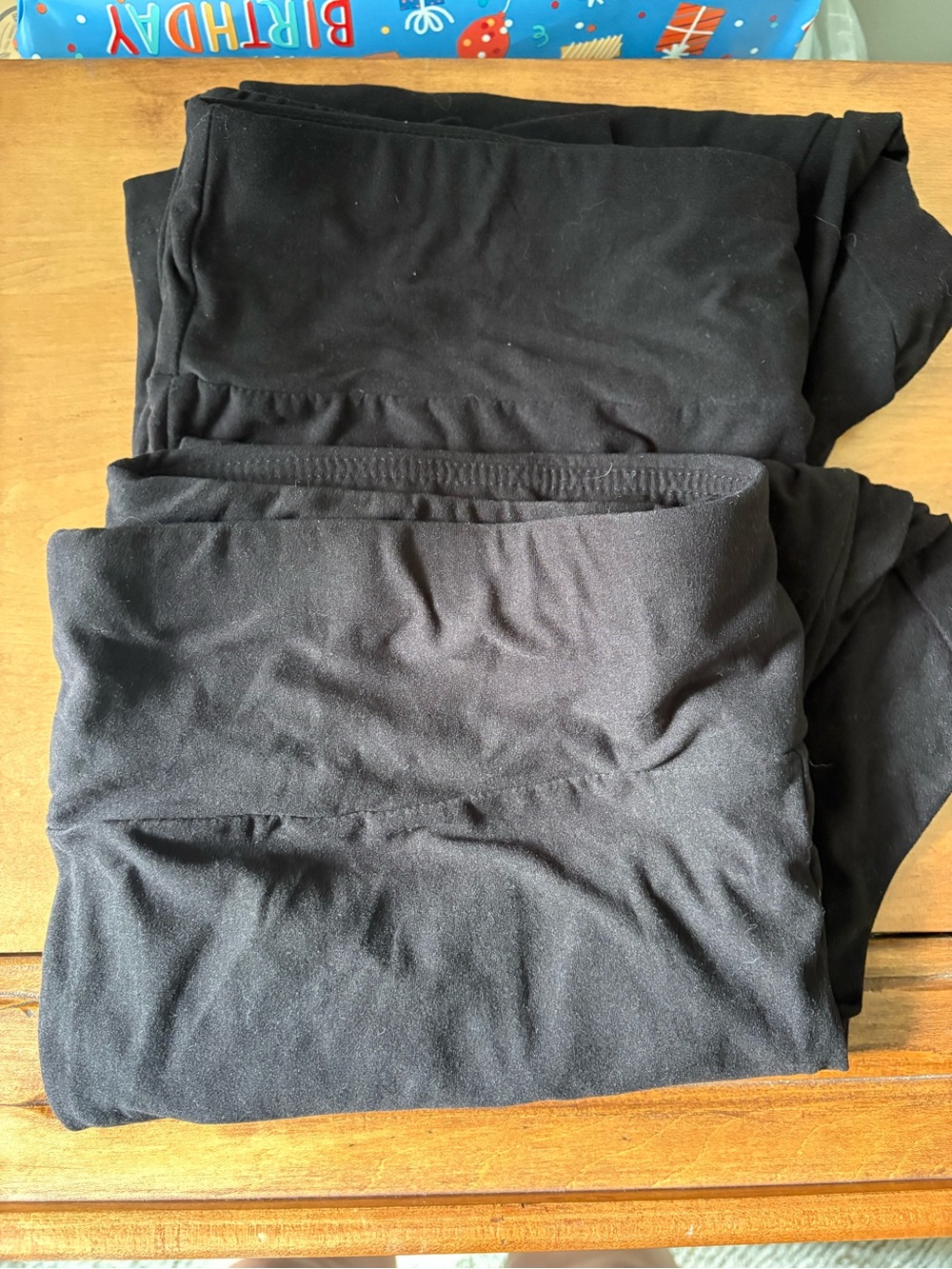 2 pair of black leggings - Picture 6 of 6